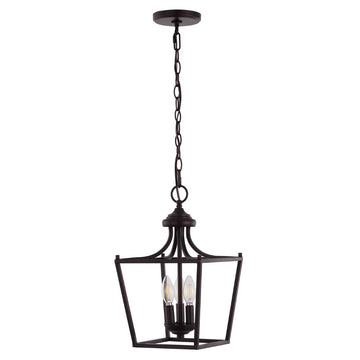Camden Iron Classic Midcentury Pendant Lantern - JONATHAN Y